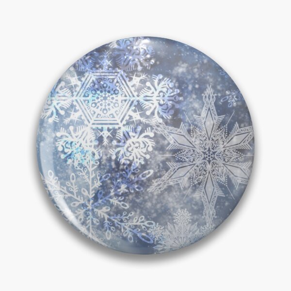 Item preview, Ice and Snow Textured Blue Christmas Pattern designed and sold by Sandy Richter.