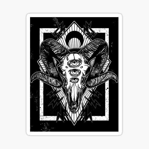 Artikel-Vorschau von Widderschädel Monochrom, designt und verkauft von Peregrine  Jazmin.