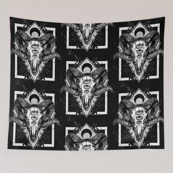 Item preview, Ram Skull Monochrome designed and sold by Peregrine  Jazmin.