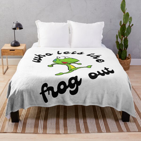 Item preview, Who Lets The Frog Out T-shirt Sticker & Tapestries frog tshirt froggy shirt designed and sold by Clothesaccess.