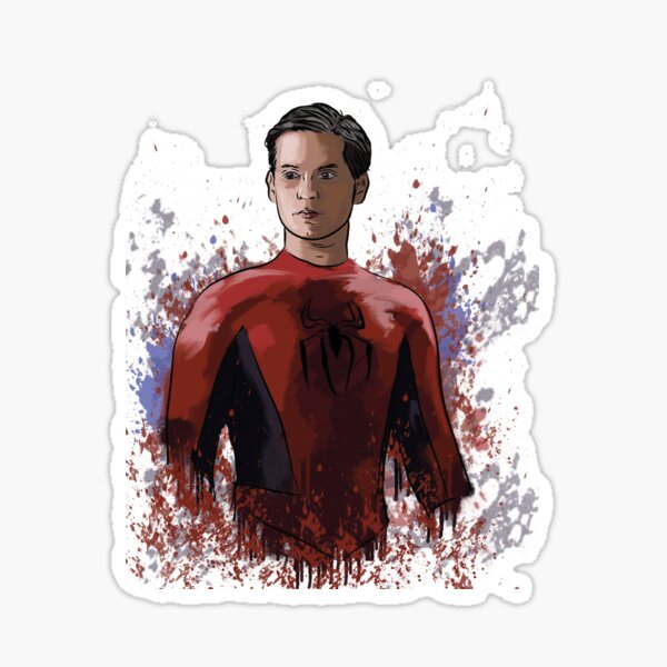 Spiderman Stickers Tobey Maguire.