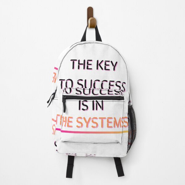 Item preview, The Key To Success Is In The Systems-White Background designed and sold by Trendi61.