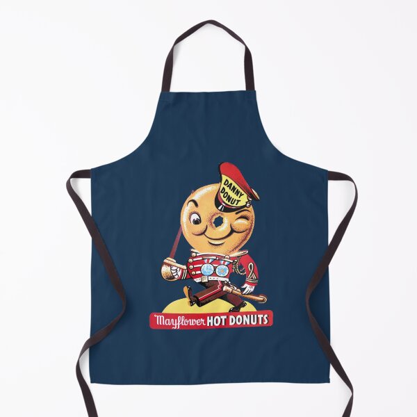Item preview, 1937 Danny Donut Mayflower Hot Donuts Mascot with Logotype designed and sold by KensiMarque.