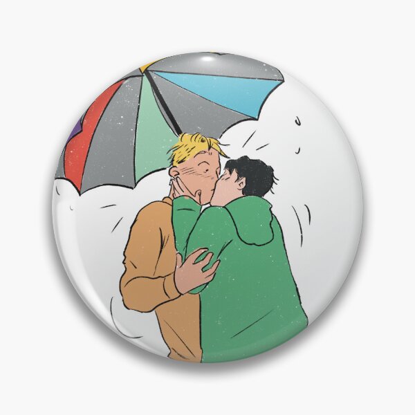 Item preview, gay kiss heart stopper designed and sold by tinypurpleland.