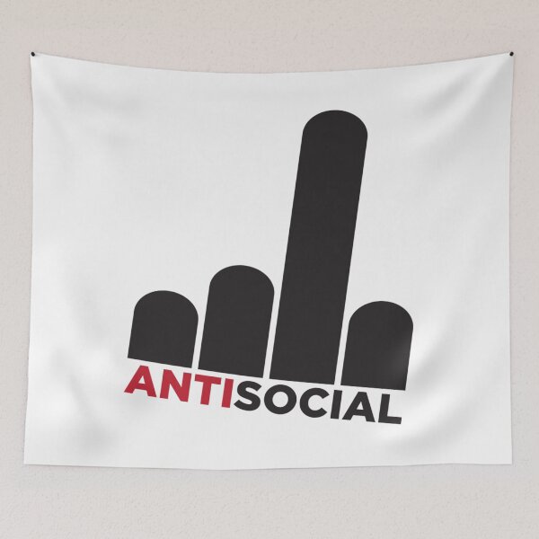 Item preview, Antisocial   designed and sold by Danikomlee.