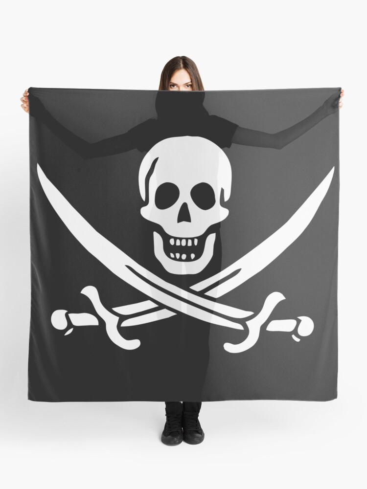 Serious Flags Jack Rackham S Jolly Roger Scarf By Brookestead