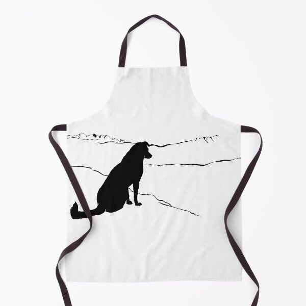 Item preview, Dog and mountain silhouette landscape scene designed and sold by DesignsByMadiha.