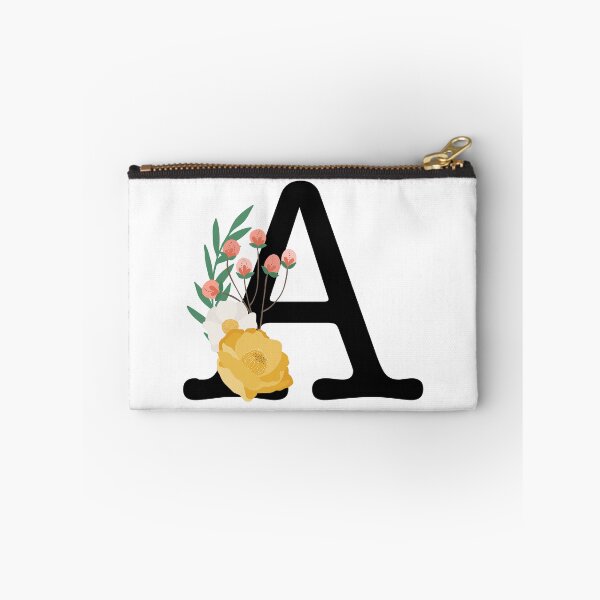 Item preview, Letter A Monogram Typewriter Font Floral Botanical Colorful  designed and sold by AlphaWords.