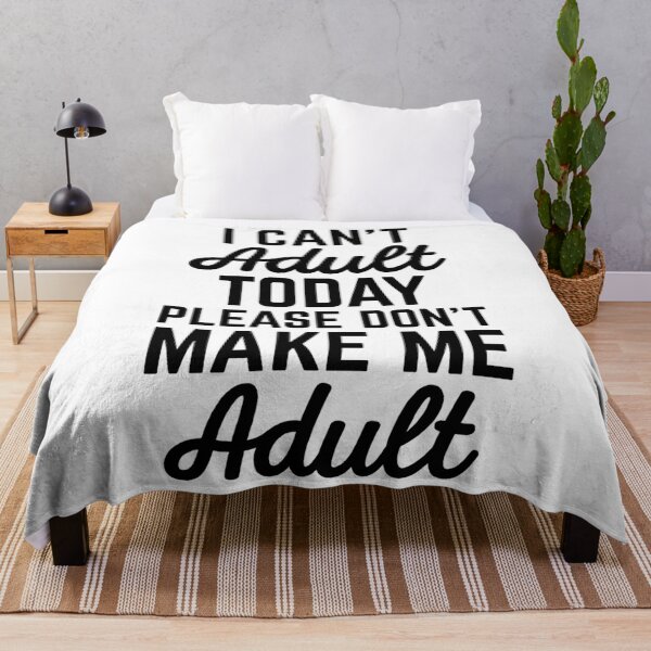 Item preview, Can_t Adult Today (Heather) Funny Quote   designed and sold by Danikomlee.