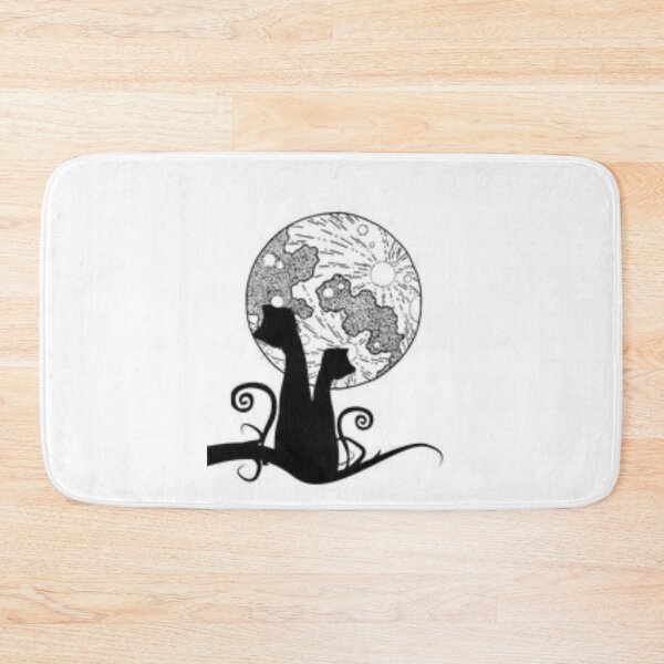Item preview, Moon Gazing Cats designed and sold by RMDSCreations.