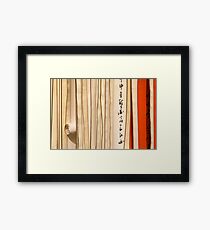 Chinese Scrolls Framed Print