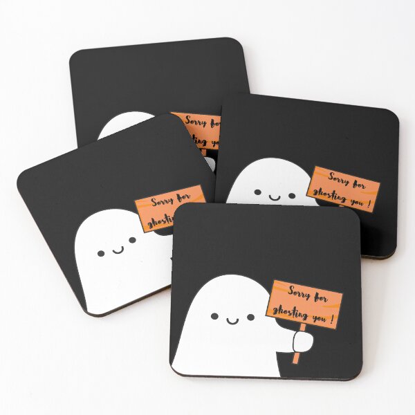 Item preview, Cute Ghost - Sorry for Ghosting You designed and sold by SalxSal.