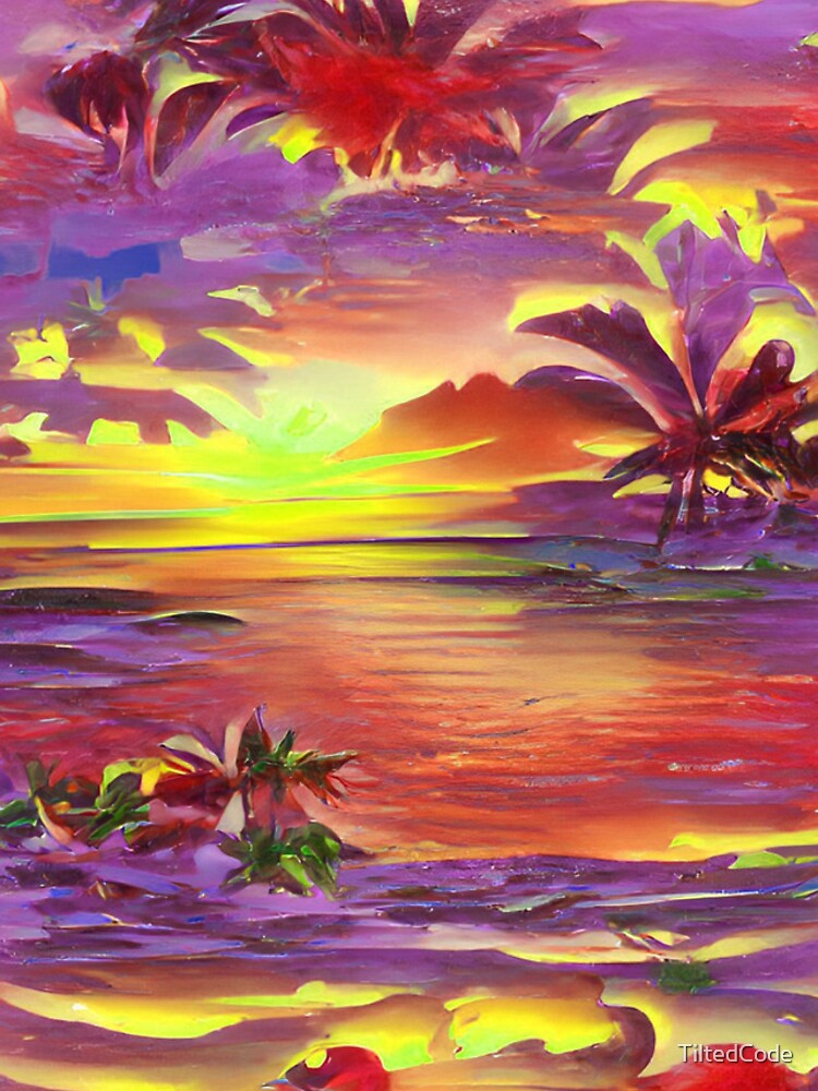 Thumbnail 5 of 5, iPhone Case, Psychedelic Sunset designed and sold by TiltedCode.