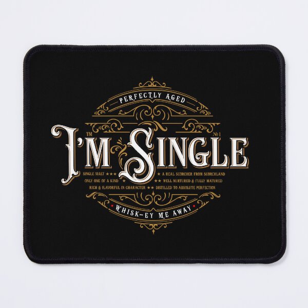 Item preview, I'M SINGLE ! designed and sold by fullyballed.