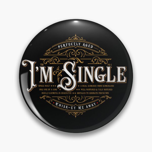 Item preview, I'M SINGLE ! designed and sold by fullyballed.