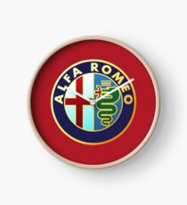 Alfa Romeo - Classic Car Logos Clock