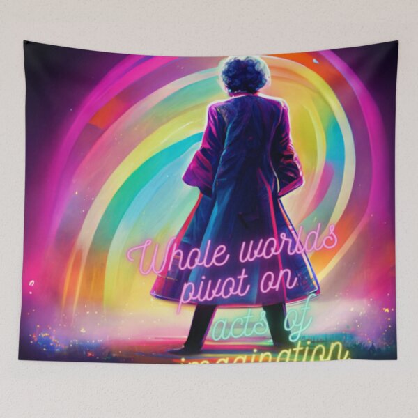 Item preview, Psychedelic Imagination Dr. Who designed and sold by Paint-of-Heart.
