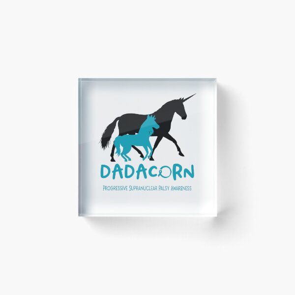 Artikelvorschau, Progressive Supranukleäre Lähmung Awareness Dad Unicorn Dadacorn Support Progressive Supranukleäre Lähmung Warrior entworfen und verkauft von RunningShop.