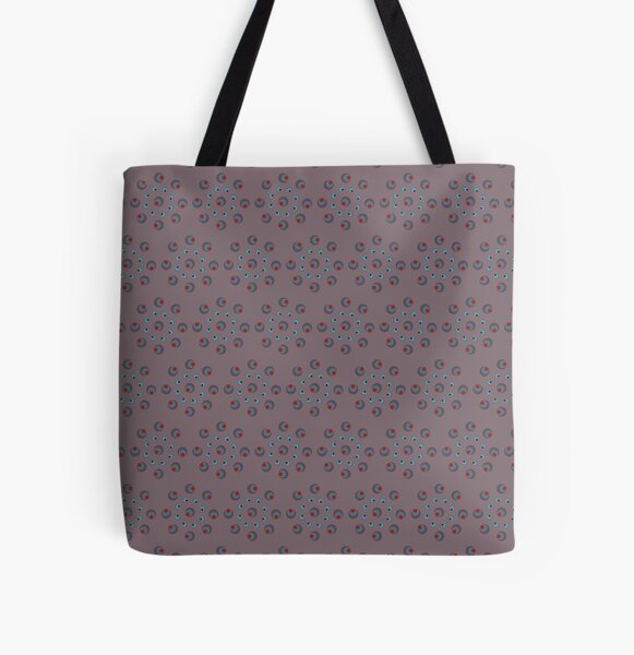 Hiver mauve Tote bag doublé