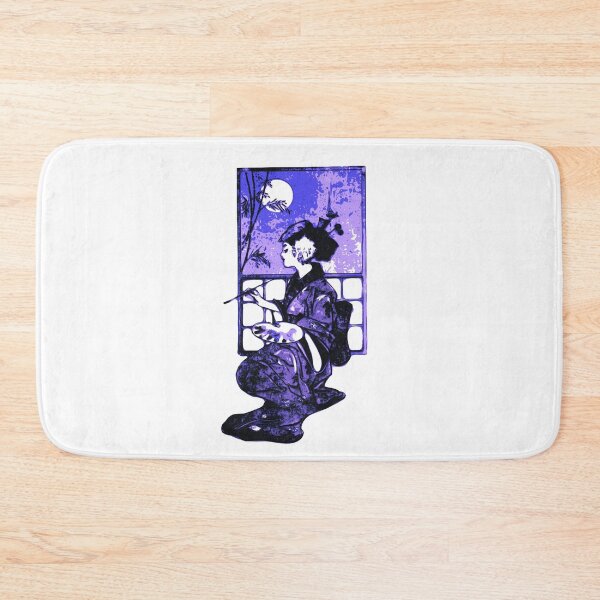 Item preview, Purple Painting Geisha, Japan design designed and sold by Dven-Clothes.