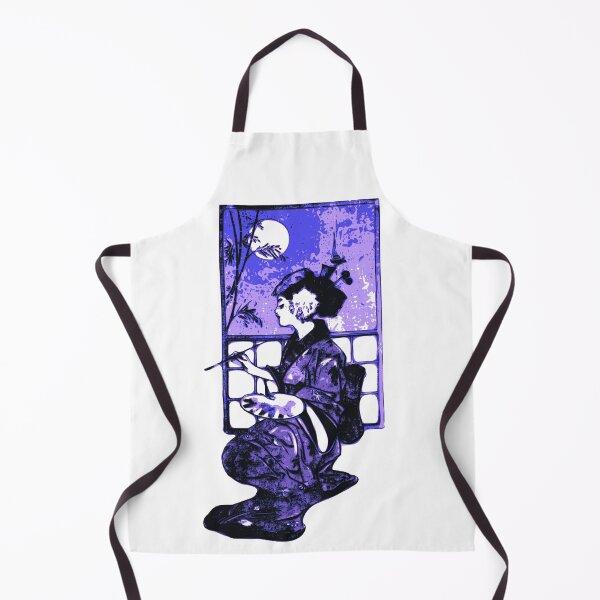 Item preview, Purple Painting Geisha, Japan design designed and sold by Dven-Clothes.