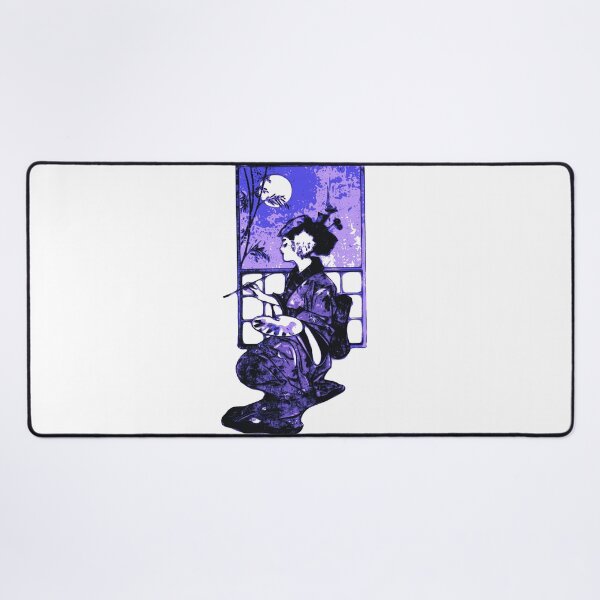 Item preview, Purple Painting Geisha, Japan design designed and sold by Dven-Clothes.