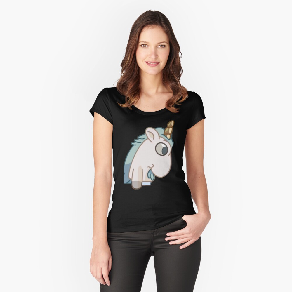 Item preview, Fitted Scoop T-Shirt designed and sold by OhBiscuitDesign.