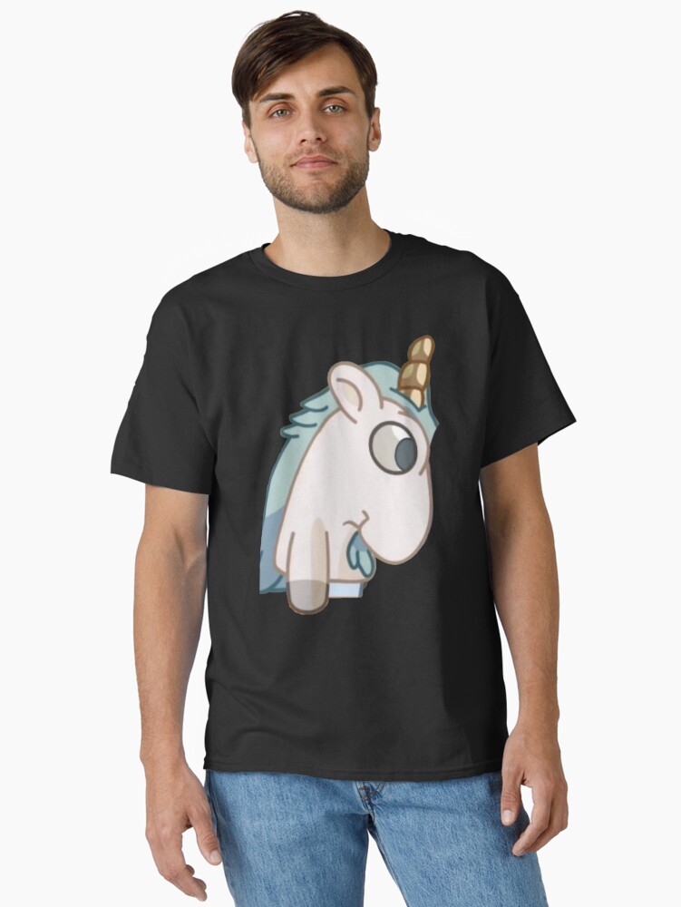 Thumbnail 2 of 7, Classic T-Shirt, Unicorse designed and sold by OhBiscuitDesign.
