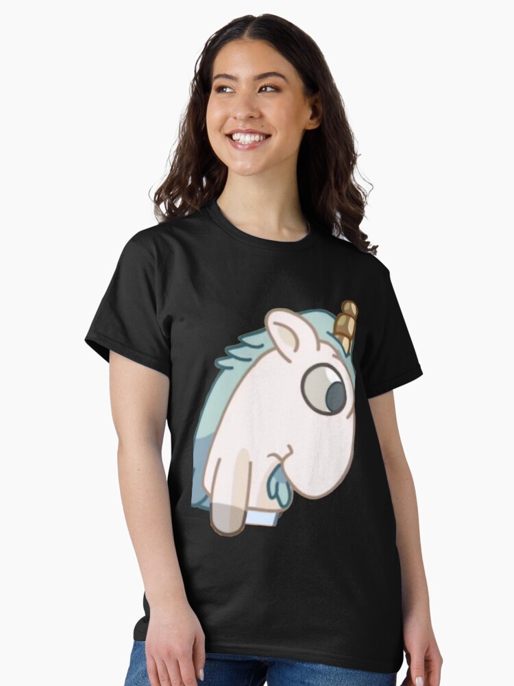 Thumbnail 1 of 7, Classic T-Shirt, Unicorse designed and sold by OhBiscuitDesign.