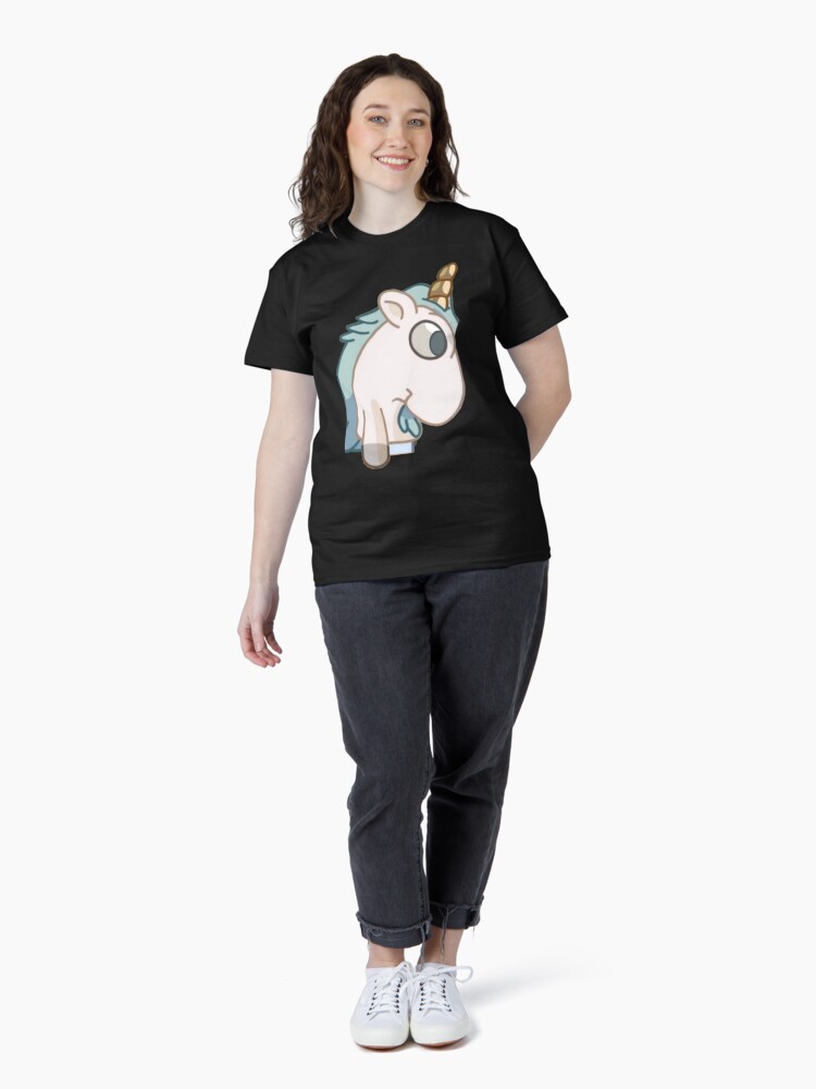 Thumbnail 4 of 7, Classic T-Shirt, Unicorse designed and sold by OhBiscuitDesign.