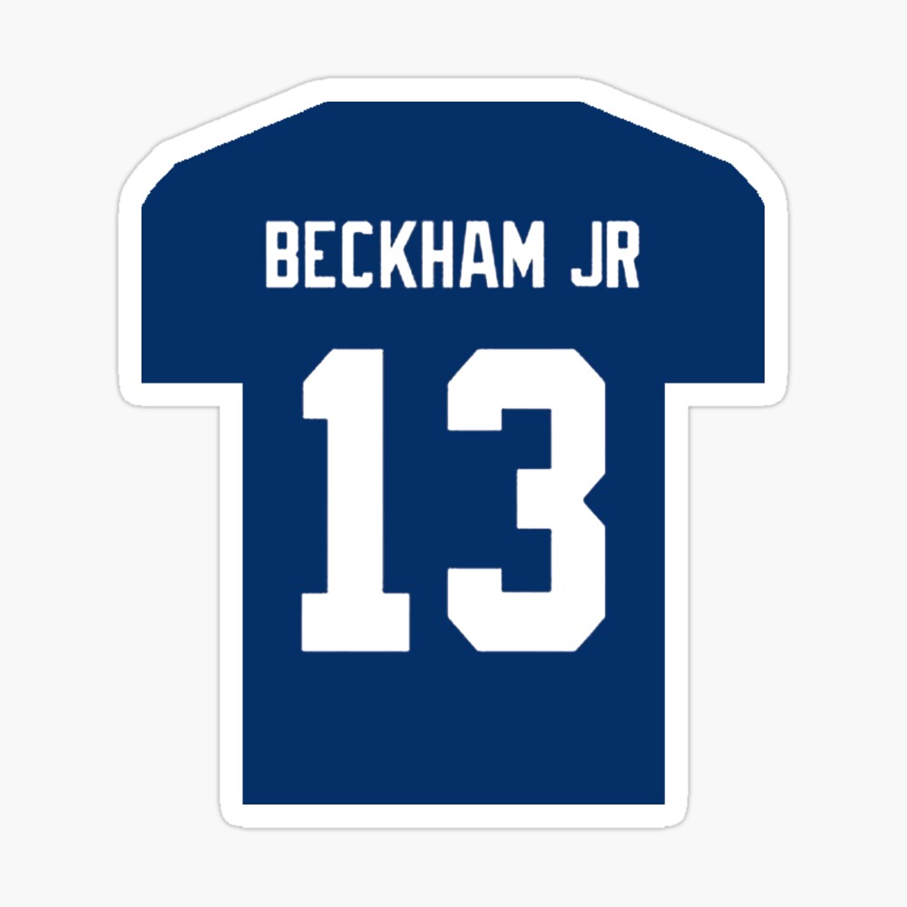 Odell Beckham Jr Jersey Sticker for Sale by cbaunoch