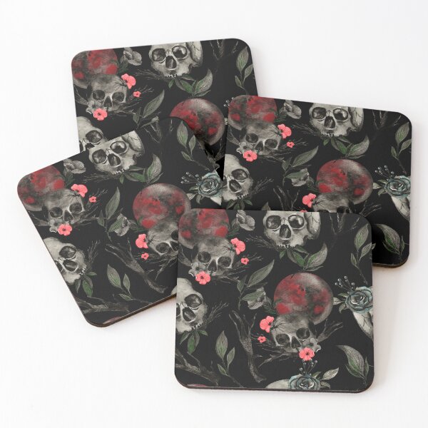 Item preview, Gothic skull victorian pattern designed and sold by pinkyfish1010.