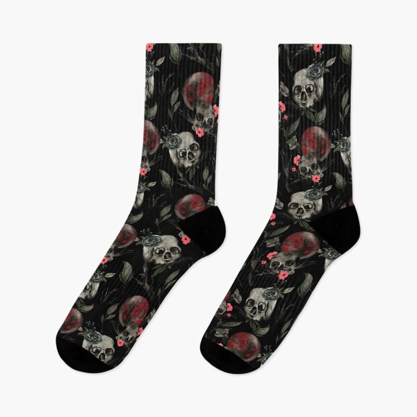 Item preview, Gothic skull victorian pattern designed and sold by pinkyfish1010.