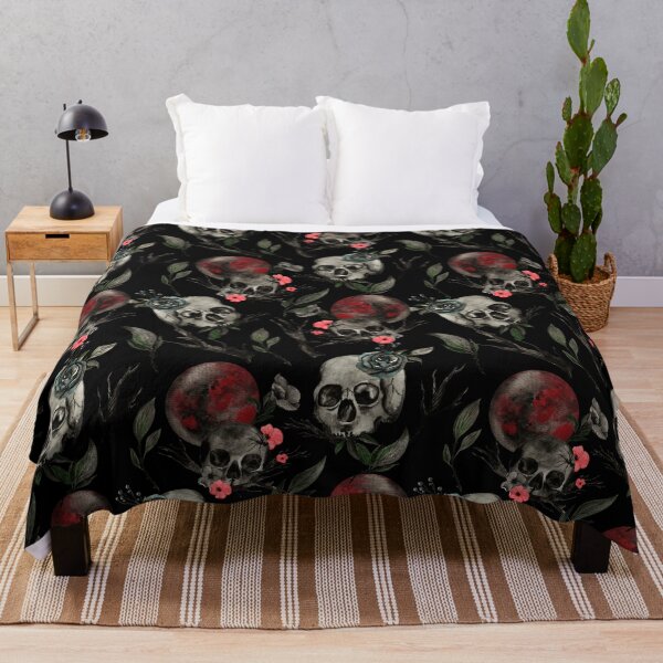 Item preview, Gothic skull victorian pattern designed and sold by pinkyfish1010.
