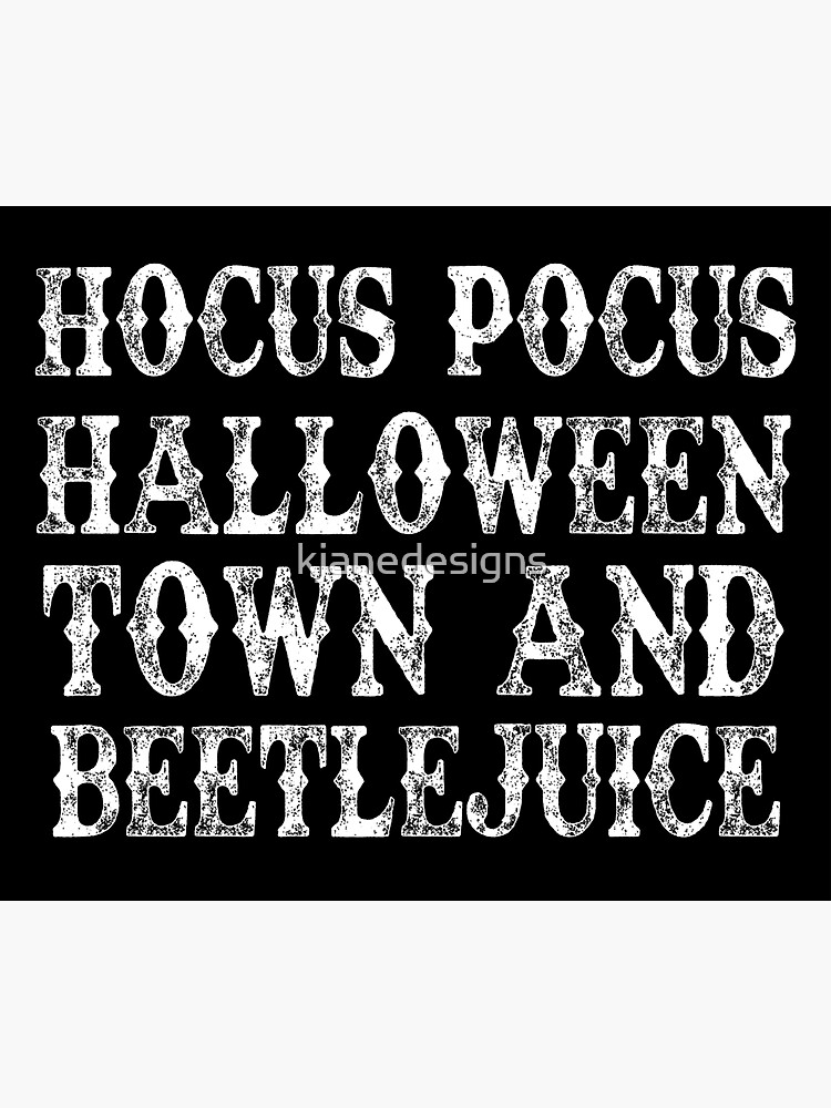 Hocus pocus halloween town and beetlejuice sweater