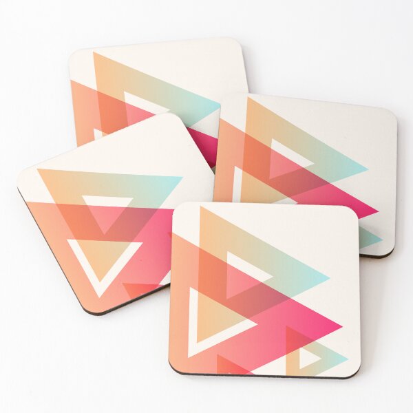 Item preview, Modern triangle gradient pattern designed and sold by chuseco3.