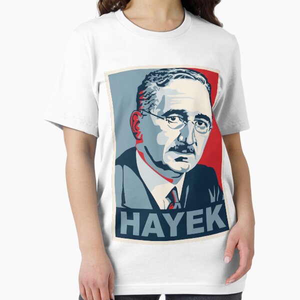 Vista previa del artículo con la obra «Friedrich Hayek», diseñado y vendido por rightposters.