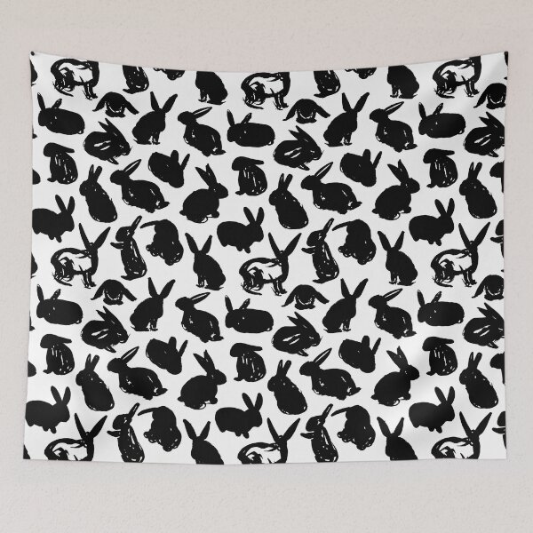 Item preview, White Rabbit Ink Bunnies designed and sold by CircusCreative.