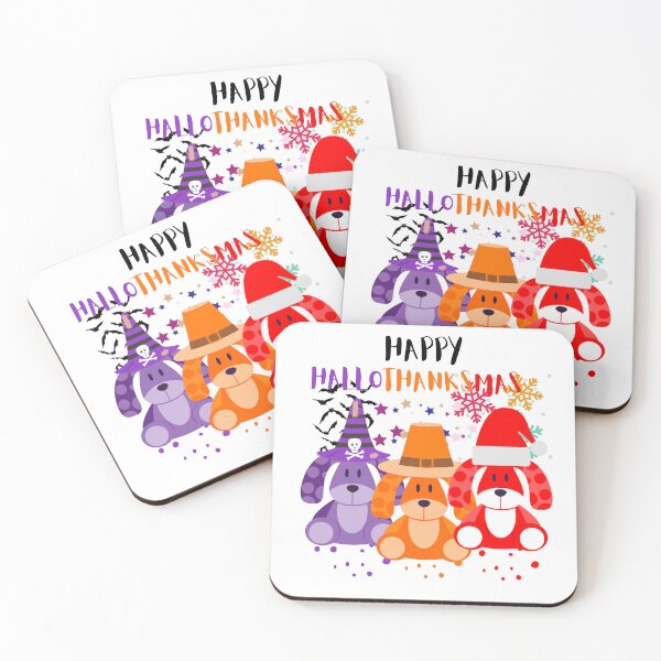 Item preview, Happy hallothanksmas gnomes designed and sold by ColourTrials.