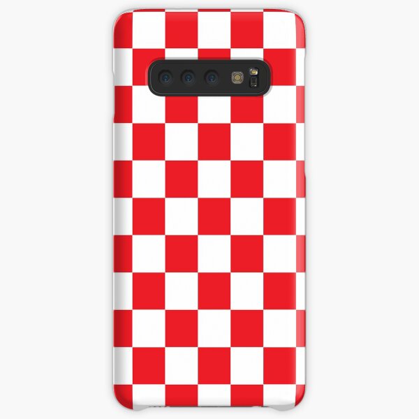 Red Checkered Pattern Samsung Galaxy Snap Case