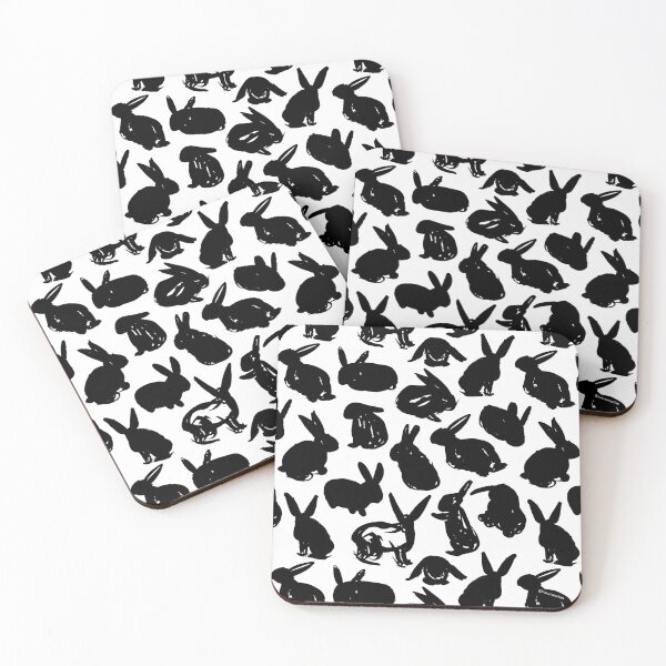 Item preview, White Rabbit Ink Bunnies designed and sold by CircusCreative.