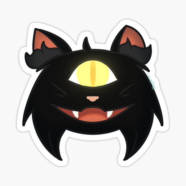 Crow the cat Sticker