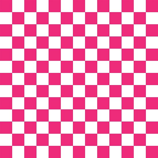 pink checkerboard