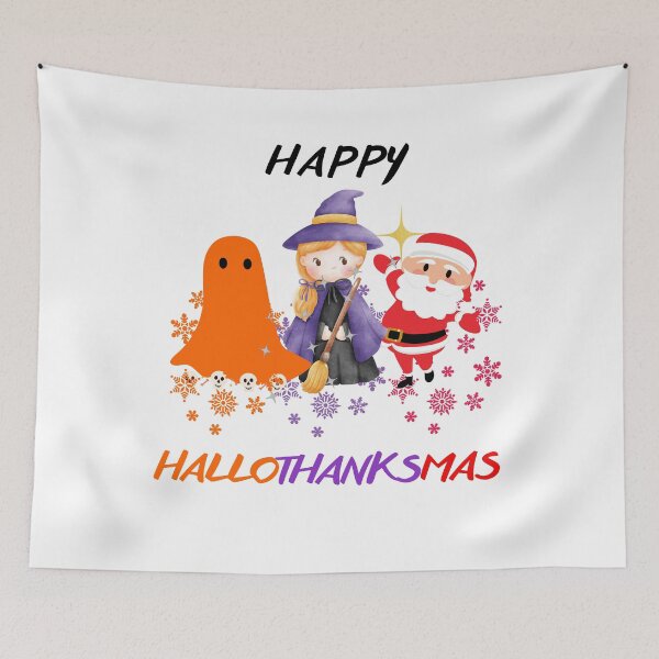 Item preview, Happy hallothanksmas gnomes designed and sold by ColourTrials.