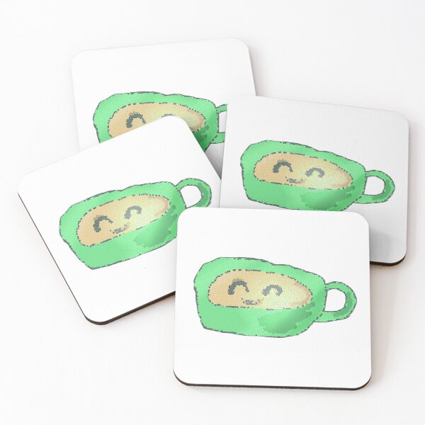 Item preview, Stylized happy coffee mug art  designed and sold by Coffeemerc117.