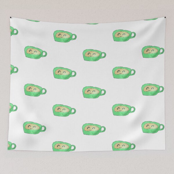 Item preview, Stylized happy coffee mug art  designed and sold by Coffeemerc117.