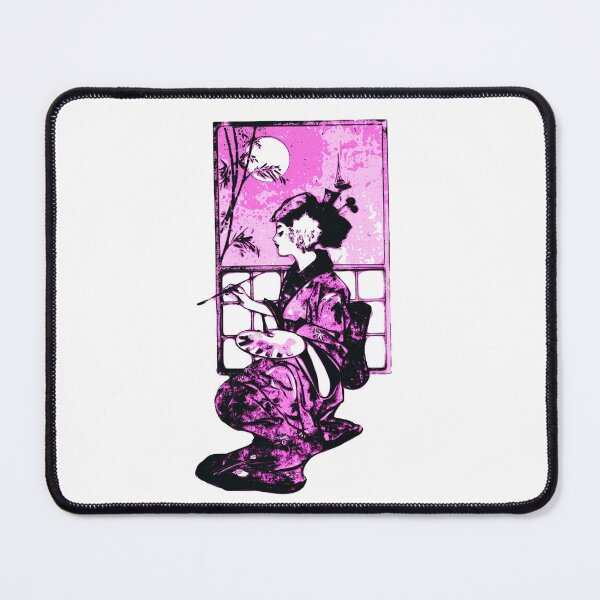 Item preview, Pink Painting Geisha, Japan design designed and sold by Dven-Clothes.
