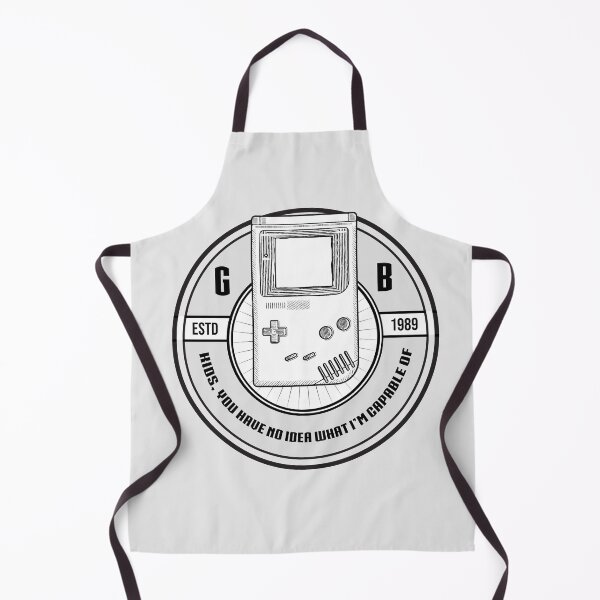 Item preview, Vintage art badge icon Gameboy old school kids you have no idea what I'm capable of designed and sold by scribblelife.