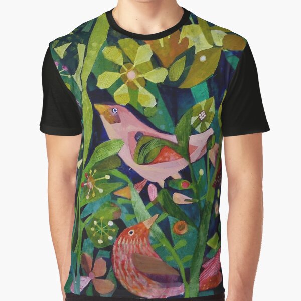 Three pink birds Graphic T-Shirt