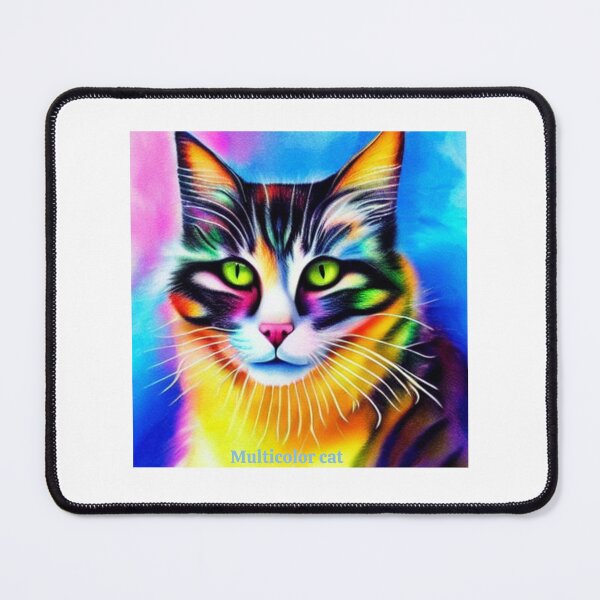 Item preview, Multicolor Cat designed and sold by CoolDesign2000.